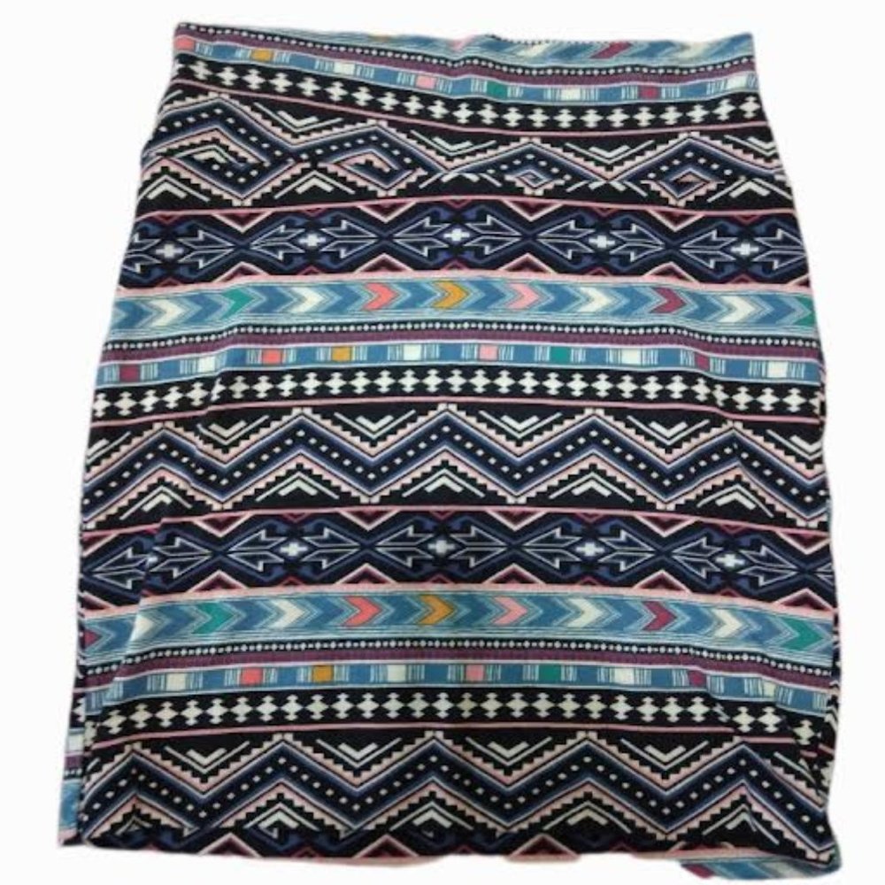 Living Doll L.A. 90s Y2K Size Medium Mini skirt print cotton/spandex